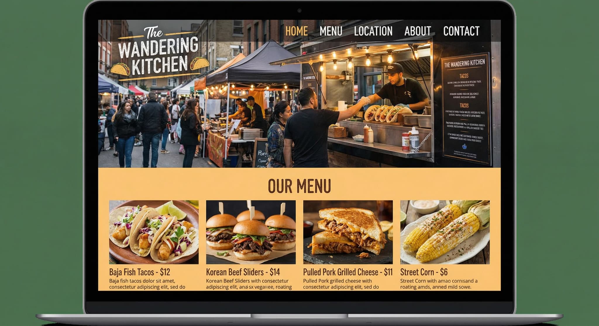 Websites for Food Trucks