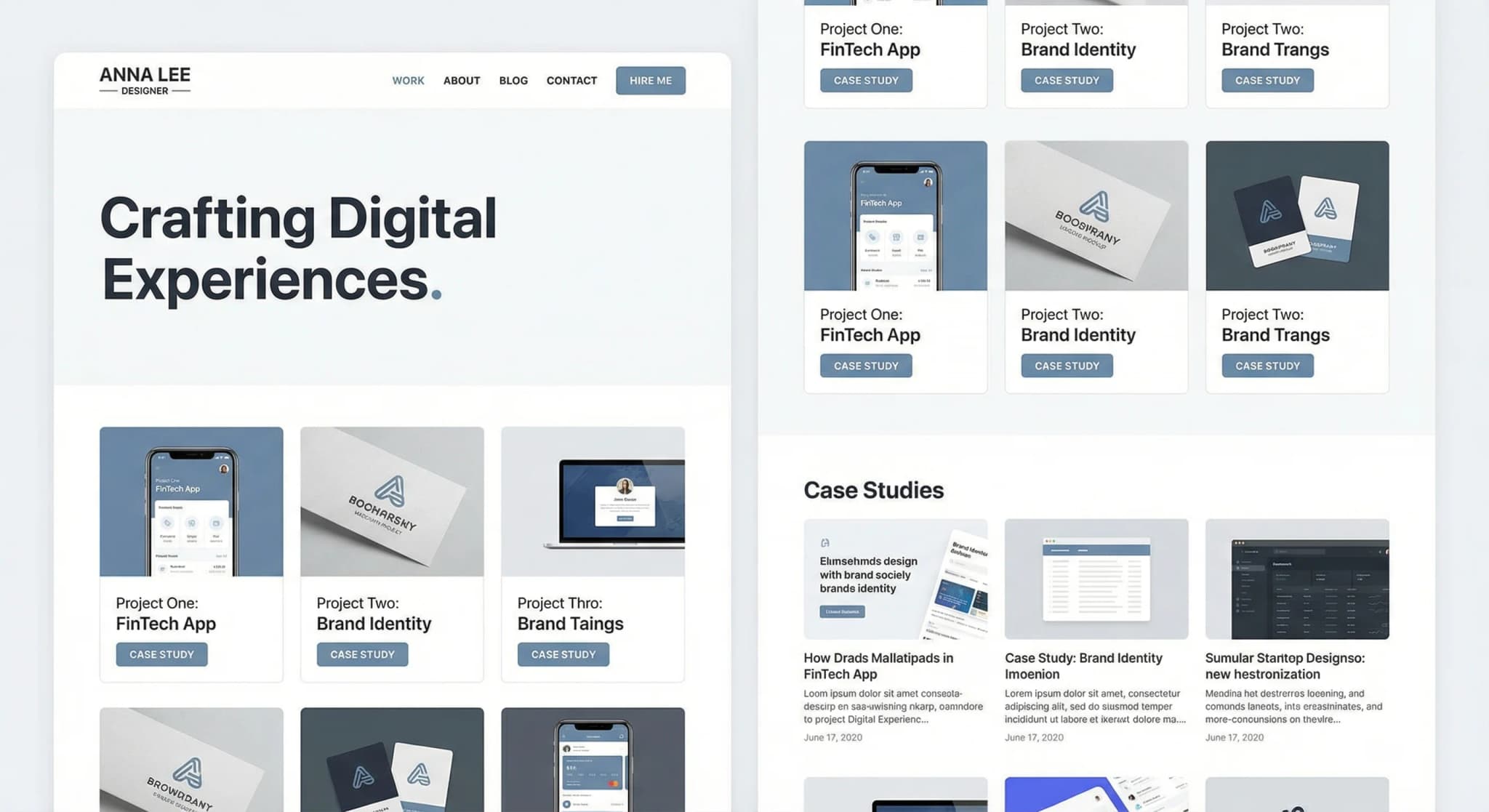 Freelancers & Consultants - website development showcase 4
