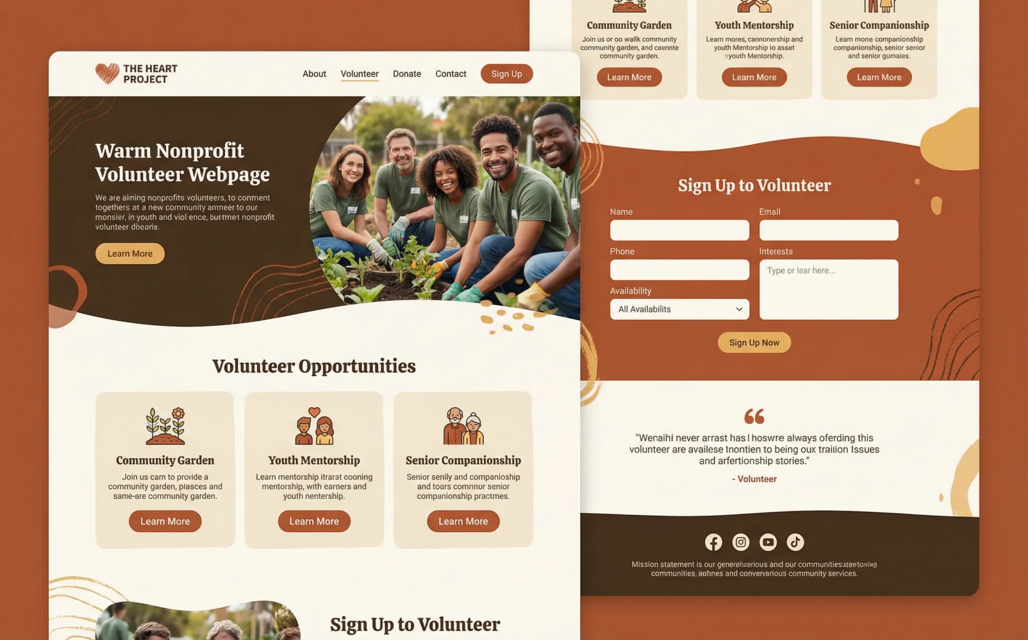 Nonprofits & Causes - website development showcase 6