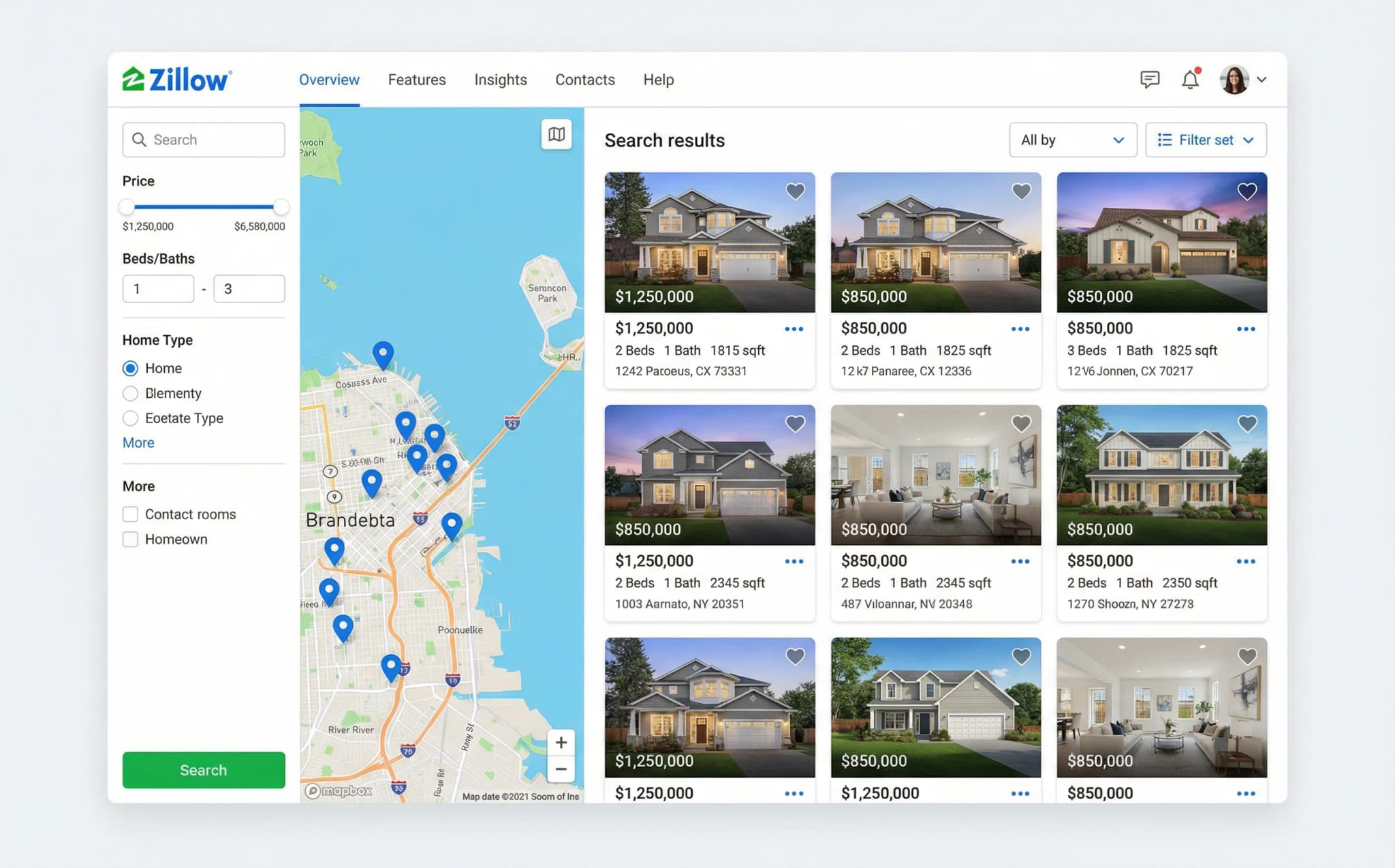 Real Estate & Property - website development showcase 4