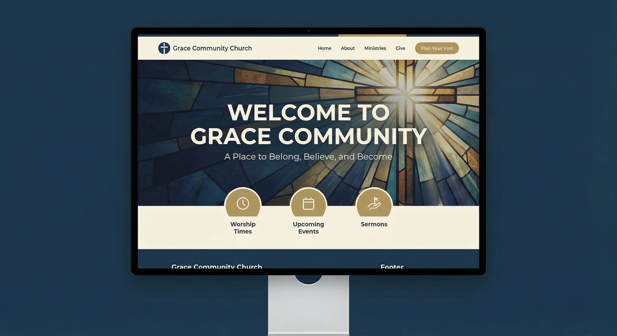 Religious Organizations - website development showcase 4